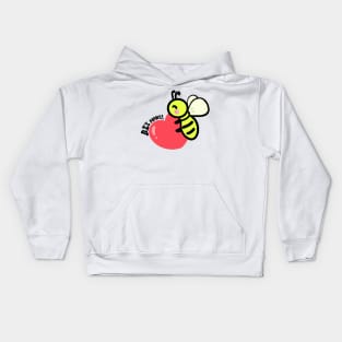 Cute valentine day, bee my valentine Kids Hoodie